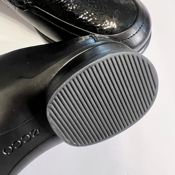 NWOB $175 ECCO Black Leather Mule - Picture 4 of 12